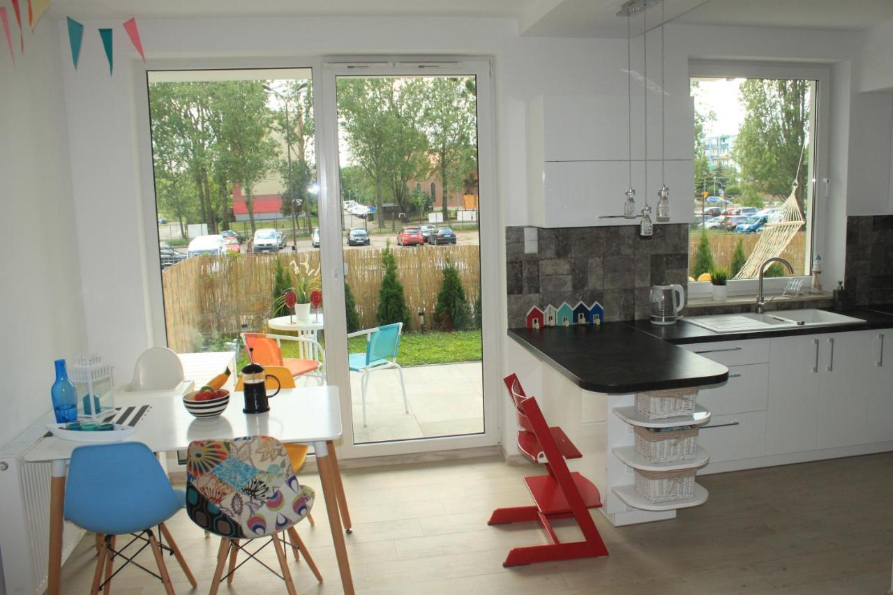 Apartmán Sunny Sleeps 4 By The Beach With Garden Patio - Gdansk Przymorze Exteriér fotografie