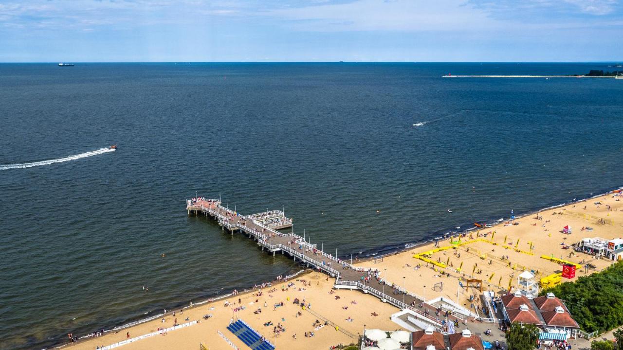 Apartmán Sunny Sleeps 4 By The Beach With Garden Patio - Gdansk Przymorze Exteriér fotografie